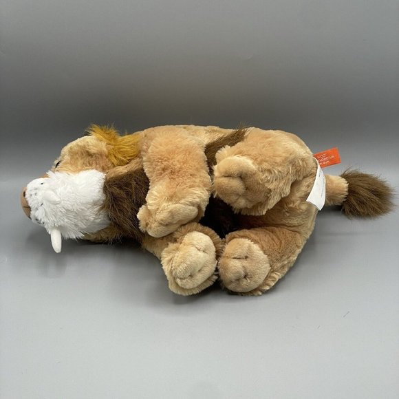 Wild Republic Smilodon Saber Toothed Tiger Lion Cat 12" Plush Stuffed Animal - Picture 6 of 10
